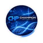 Champion Peptides Lab Round Logo