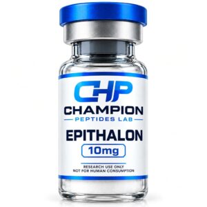 Epithalon 10mg — lyophilised research vial, batch-labelled