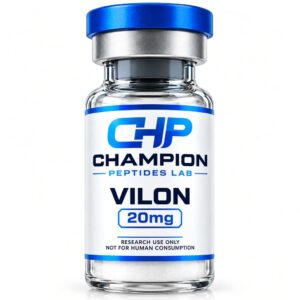 Vilon 20mg — lyophilised research vial, batch-labelled