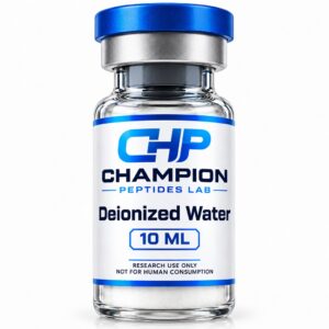 Deionized Water — lyophilised research vial, batch-labelled