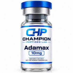 Adamax 10mg — lyophilised research vial, batch-labelled