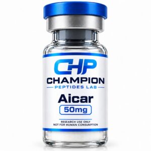 AICAR (Aicar) 50mg — lyophilised research vial, batch-labelled
