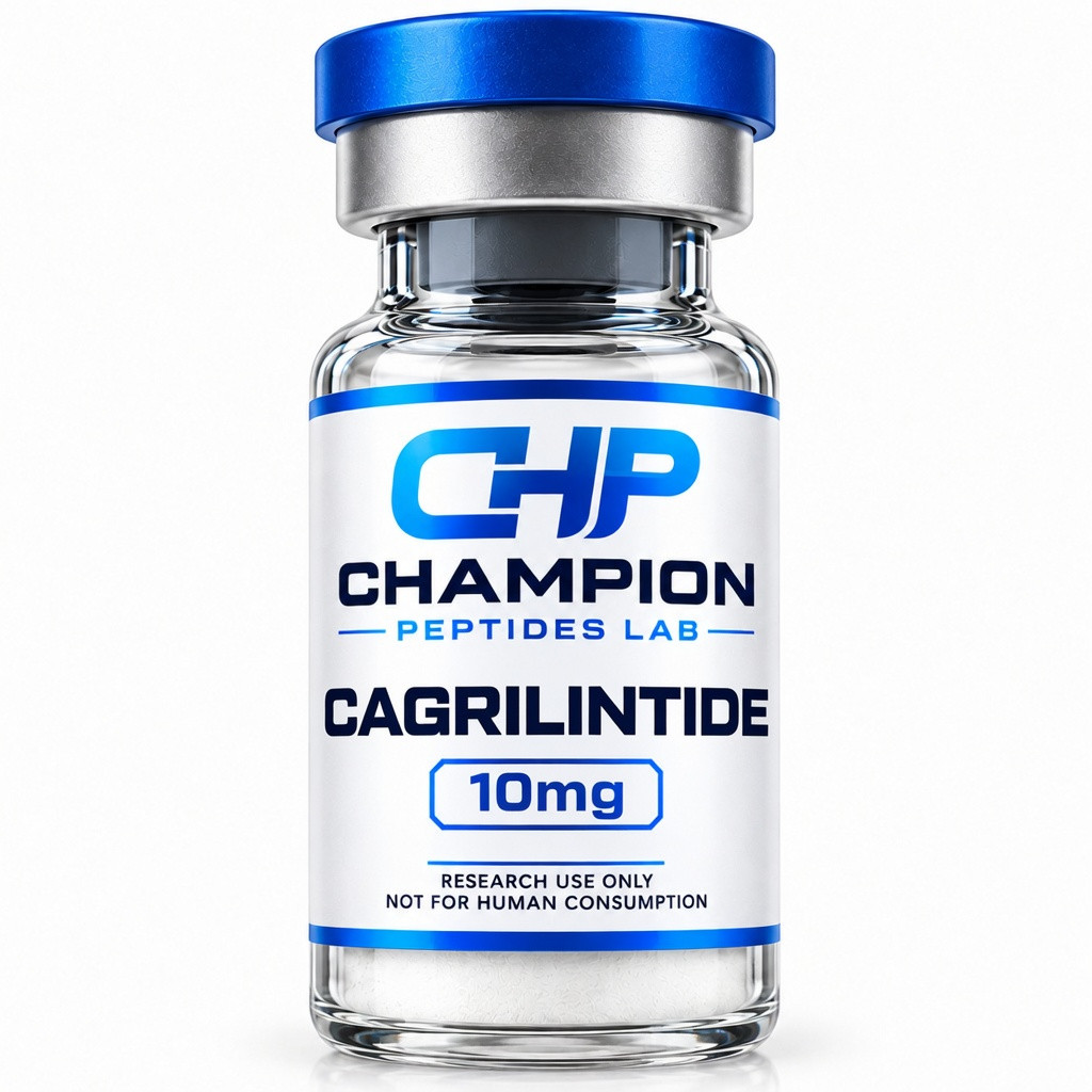 cagrilintide-10mg Cagrilintide 10mg — lyophilised research vial, batch-labelled