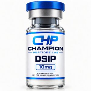 DSIP 10mg — lyophilised research vial, batch-labelled