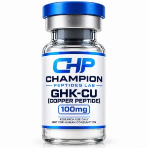 GHK-Cu (Copper Peptide) — lyophilised research vial, batch-labelled