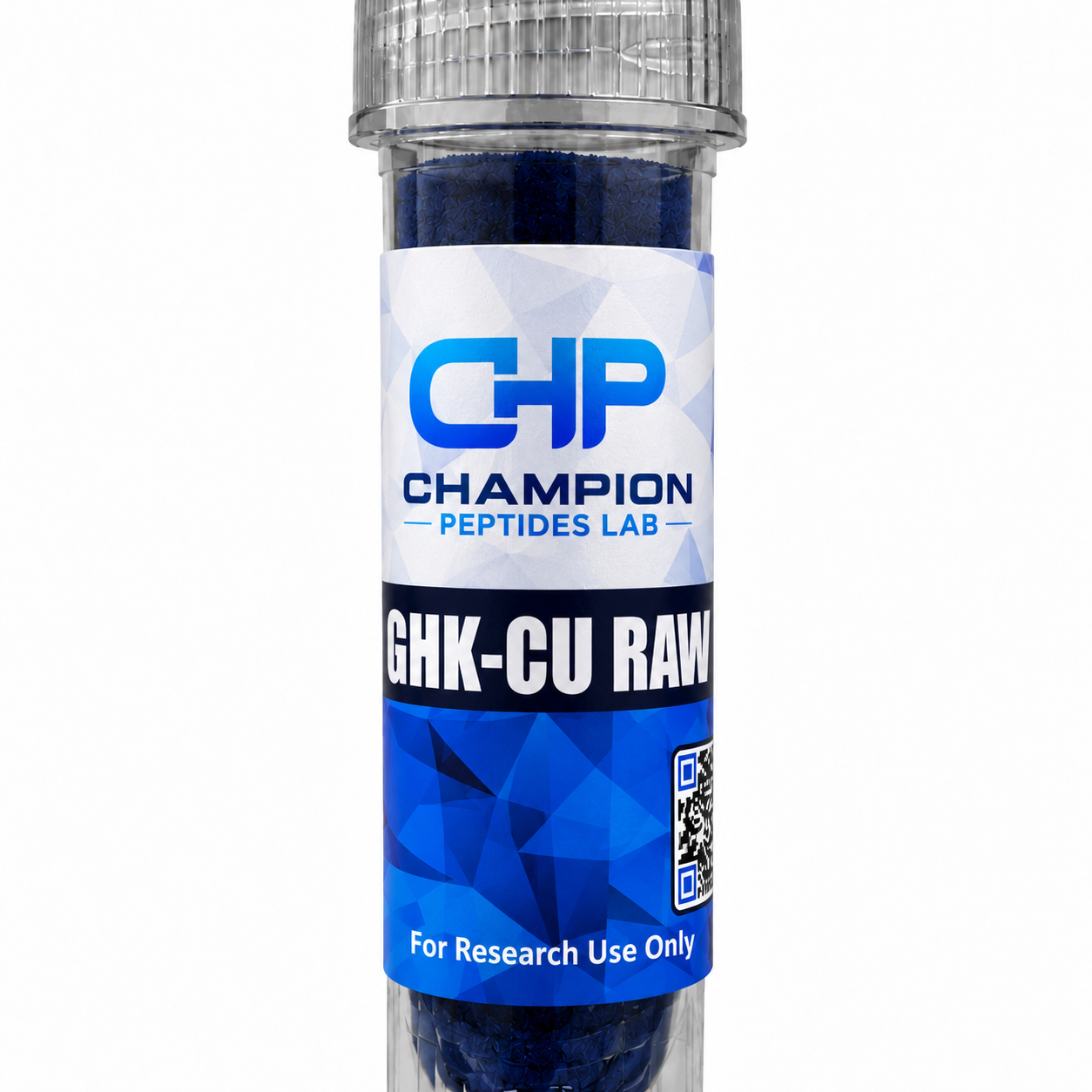 ghk-cu-raw GHK-Cu Raw Powder — lyophilised research vial, batch-labelled