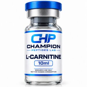 L-Carnitine 10ml — lyophilised research vial, batch-labelled