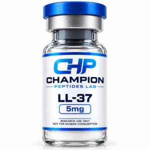 LL-37 5mg — lyophilised research vial, batch-labelled
