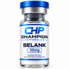 Selank 10mg — lyophilised research vial, batch-labelled