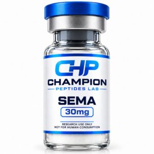 Semaglutide 30mg — lyophilised research vial, batch-labelled
