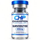 Survodutide 20mg — lyophilised research vial, batch-labelled