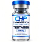 Testagen 20mg — lyophilised research vial, batch-labelled