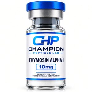 Thymosin Alpha 1 10mg — lyophilised research vial, batch-labelled