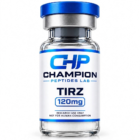 Tirzepatide 120mg — lyophilised research vial, batch-labelled